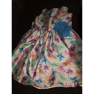 Pippa and Julie spring floral Easter‎ dress size 5